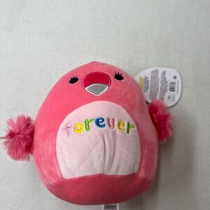 Squishmallows Cookie 7.5"‎ Pink Bird Plush NWT 2021 Besties FOREVER Cute